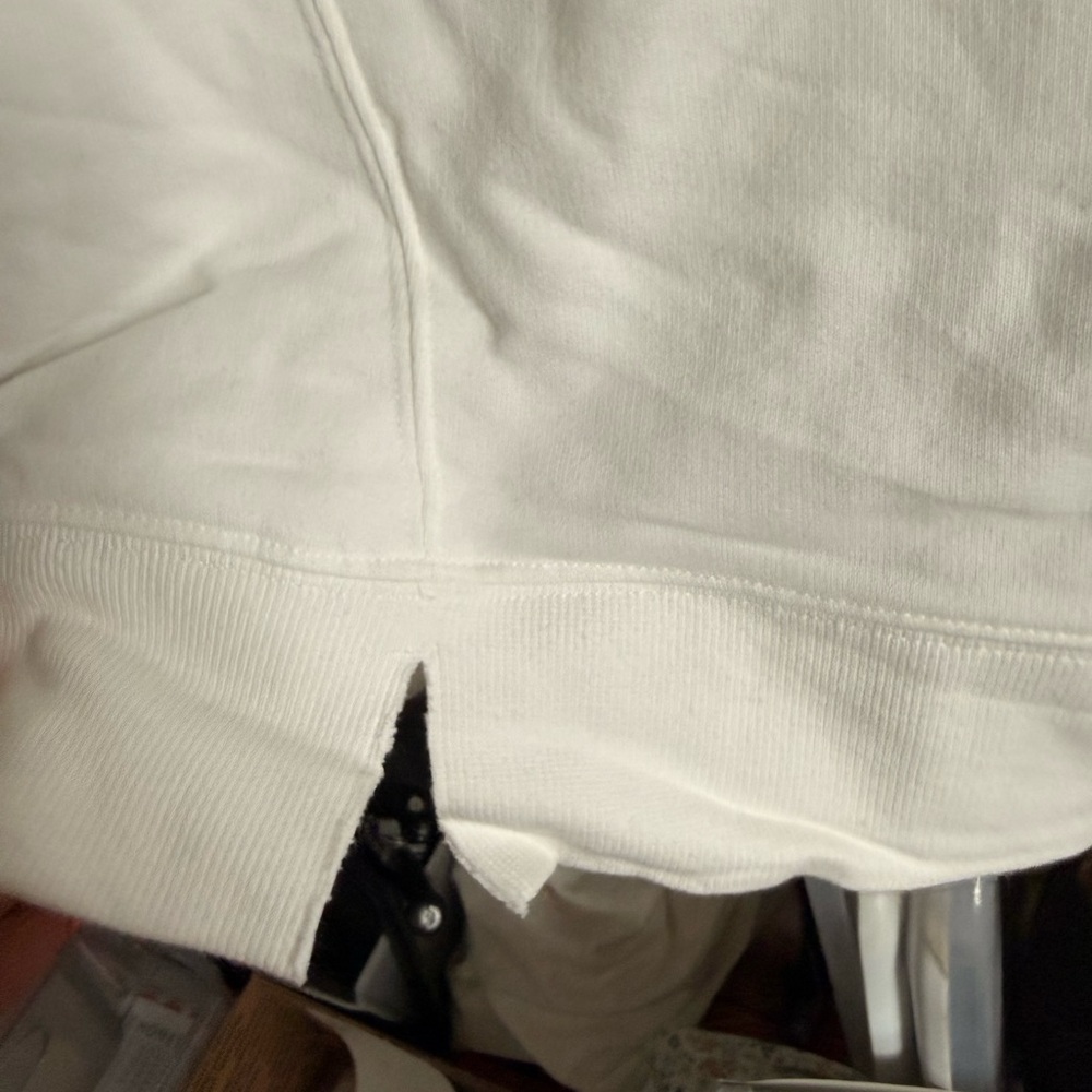 JoyLab Ribbed White Knit Top - Picture 4 of 5